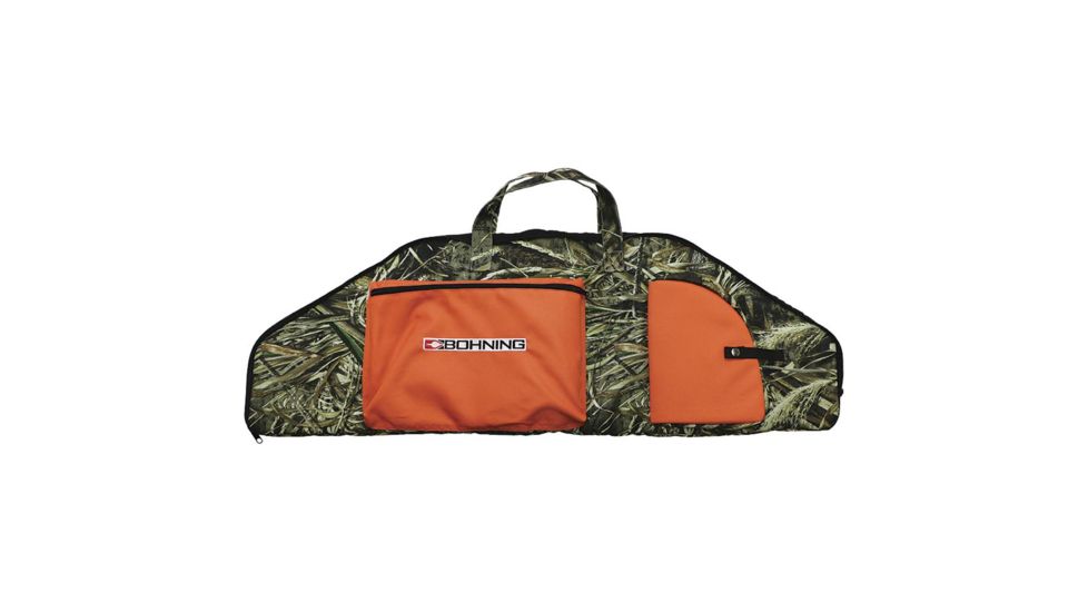 Bohning Standing Soft Case, Camouflage/Neon Orange, 701028CO