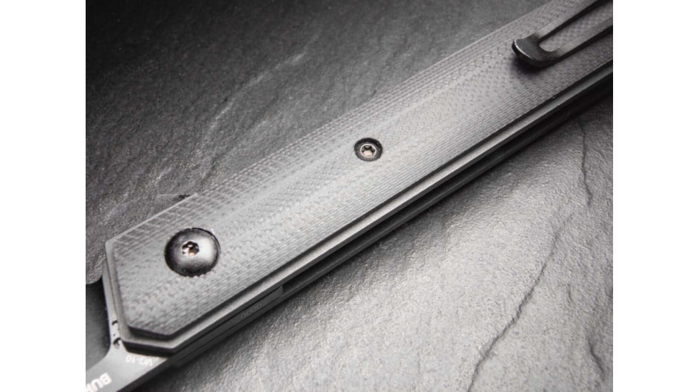 Boker 01Bo339 Plus Kwaiken Air Pocket 3.54 Plain Black G10 Handle