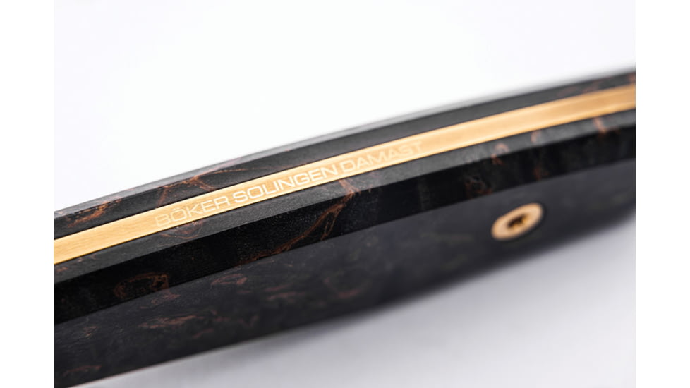 Boker AK1 Fixed Blade Damast Gold