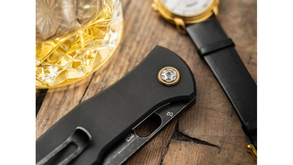 Boker USA Boker Plus Fieldfolder Pocket Knife by Jesper Voxnaes, 3.41 in, D2, Folding Blade, G10 Handle, 01BO375