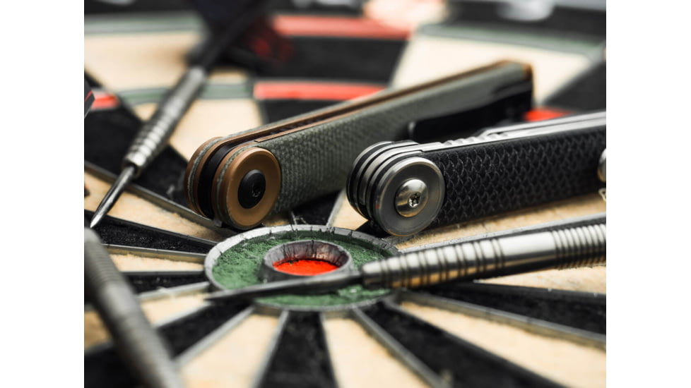 Boker USA Boker Plus Kaizen Green Canvas Micarta Pocket Knife, 3.11 in, D2, Folding Blade, Micarta Handle, 01BO391