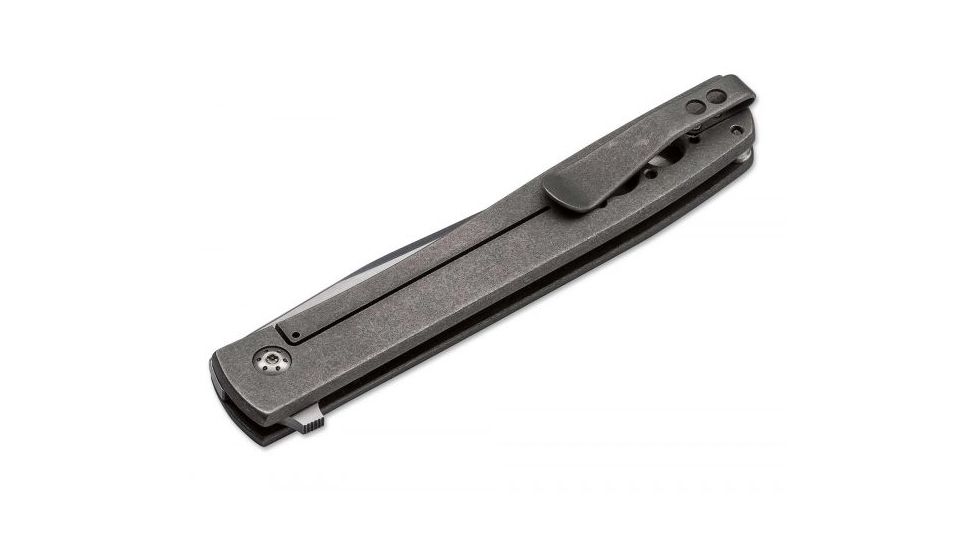 Boker USA Boker Plus Urban Trapper Grand Folding Pocket Knife,3.8in VG-10 Steel Blade,Titanium Grey Handle 01BO736