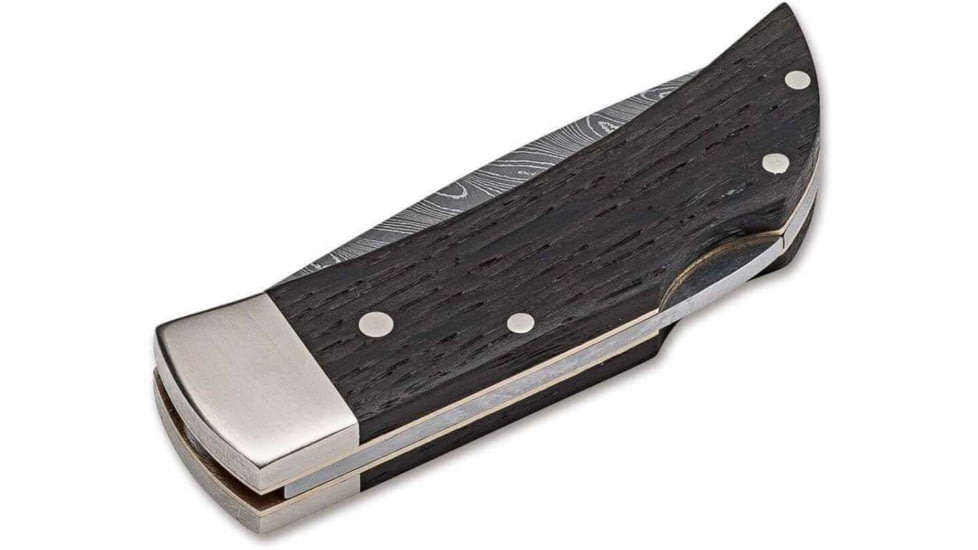 Boker USA Boker Pocket Bog Oak Damascus - 111108DAM