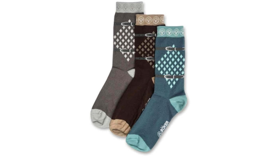 Boker USA Boker Socks 3pk Size 6.5-9 - 09BO198