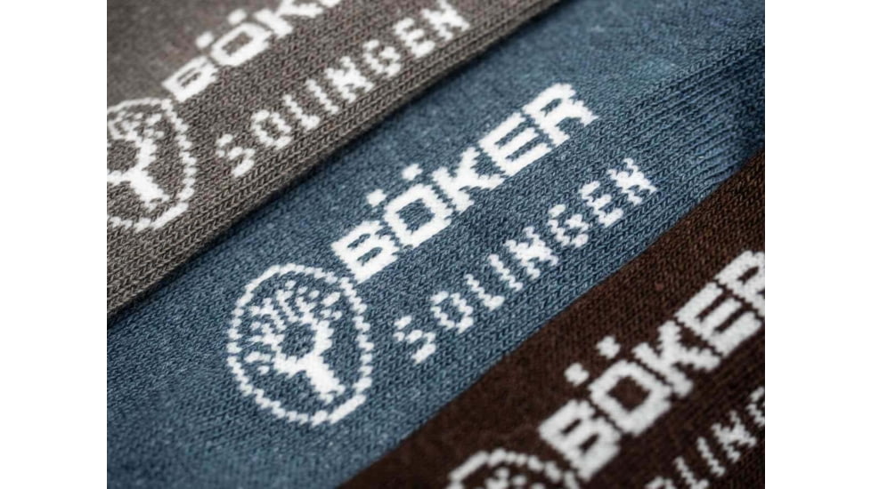 Boker USA Boker Socks 3pk Size 6.5-9 - 09BO198