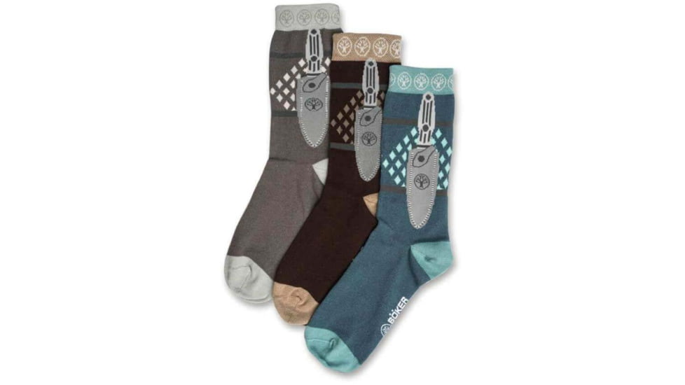Boker USA Boker Socks 3pk Size 6.5-9 - 09BO198