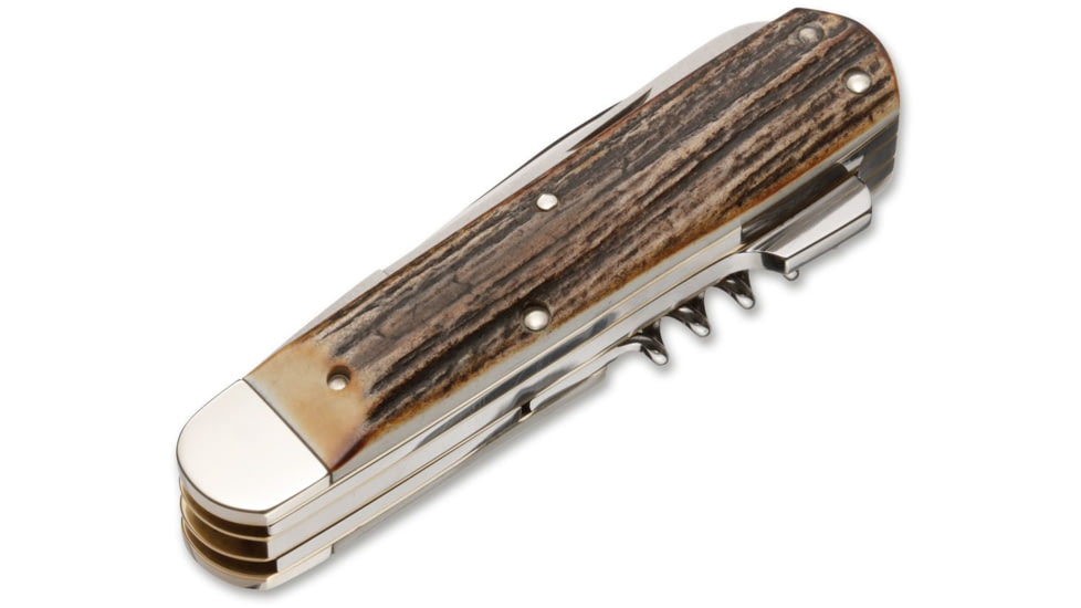 Boker USA Hunting Quadro CPM Knife, Brown, Small, 110649