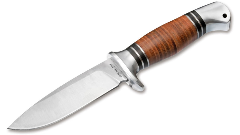 Boker USA Magnum Leatherneck Hunter Knife, Brown, Small, 02MB726