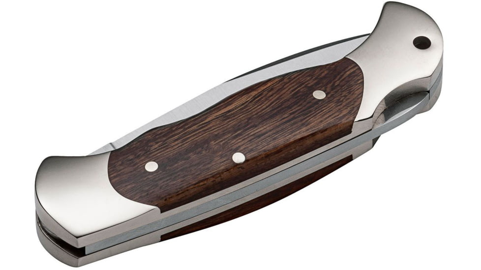 Boker USA Scout Spearpoint Des Ironwood Knife, Brown, Small, 112036