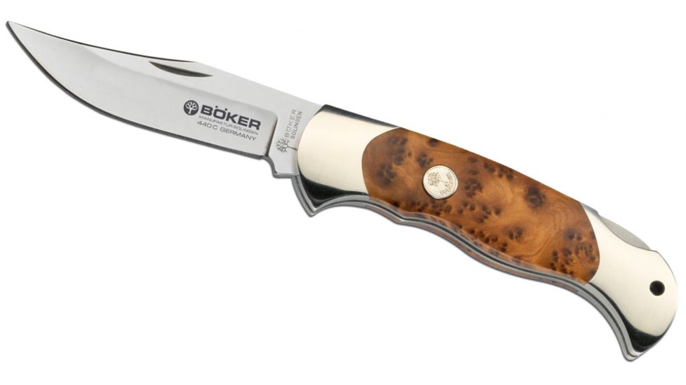 Boker USA Thuya Wood Folding Knife 112002TH