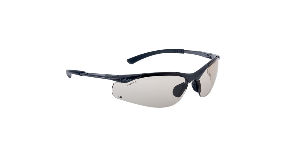 Bolle Contour II Safety Glasses, Black Frame, Brown Lens, PSSCONT-C10