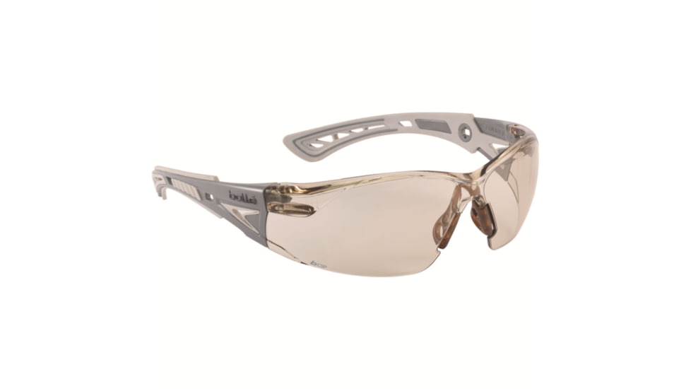 Bolle Rush+ Safety Glasss, PC/TRP Frame, Brown Lens, 40294