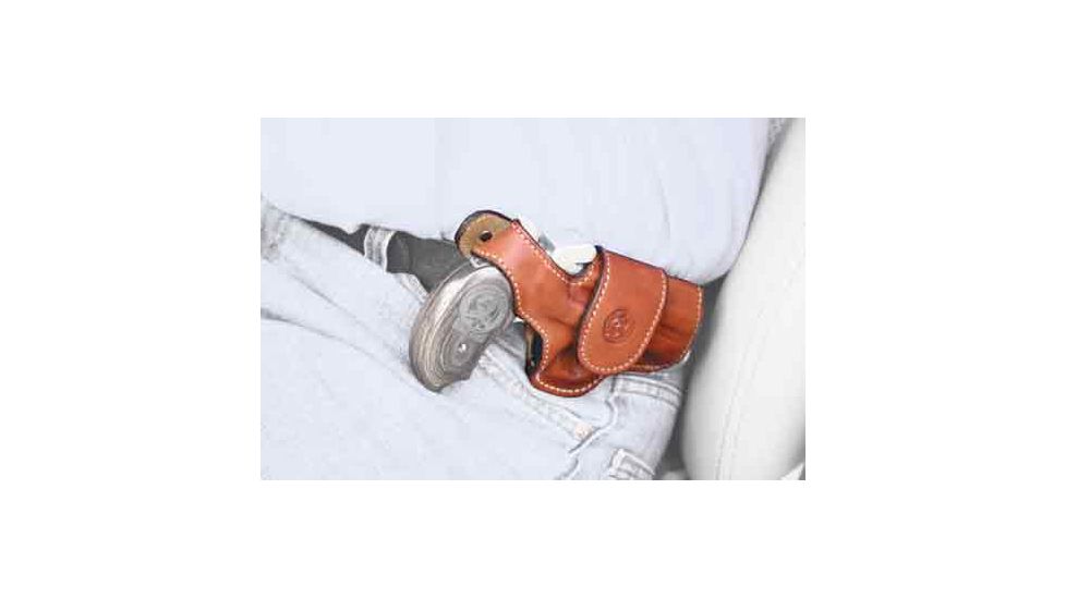 Bond Arms Driving Holster Right Handed Thumbsnap Leather Tan