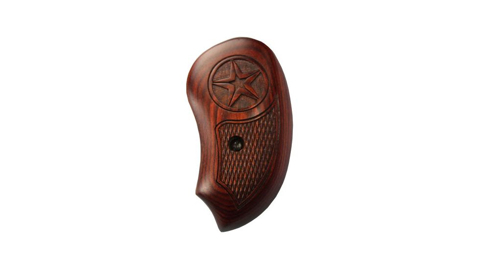 Bond Arms Grip Extended Lam. Rosewood/grey W/laser Star