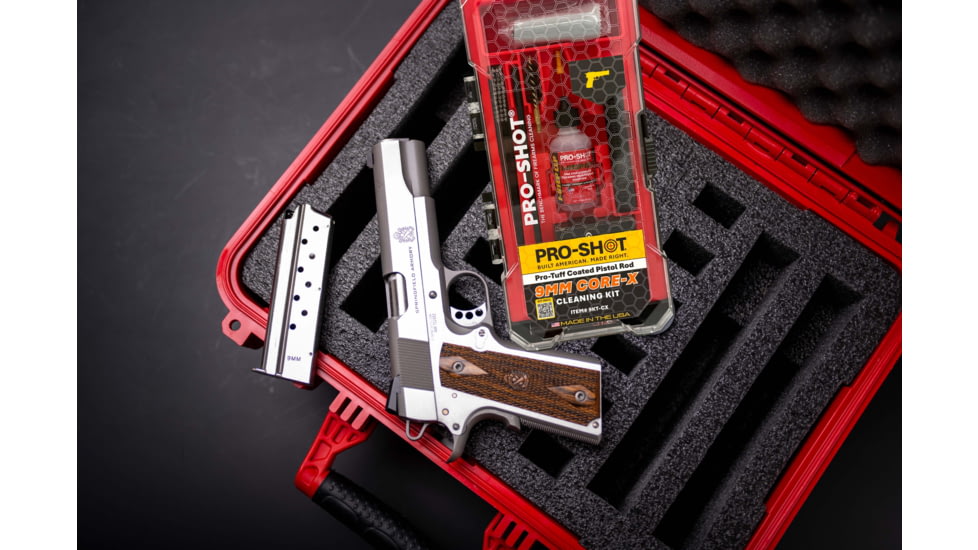 Pro-Shot Core X Essentials Pistol Cleaning Kit, 20 Piece, 9mm, 9KT-CX