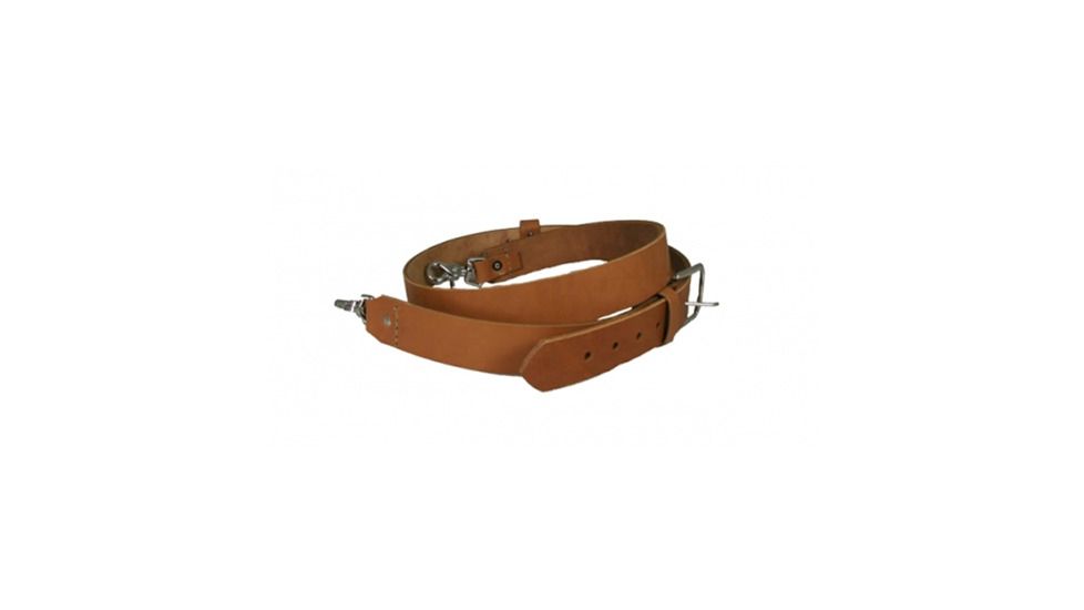 1.5&quot; RADIO STRAP NO LINES BLACK LEATHER SIZE XL