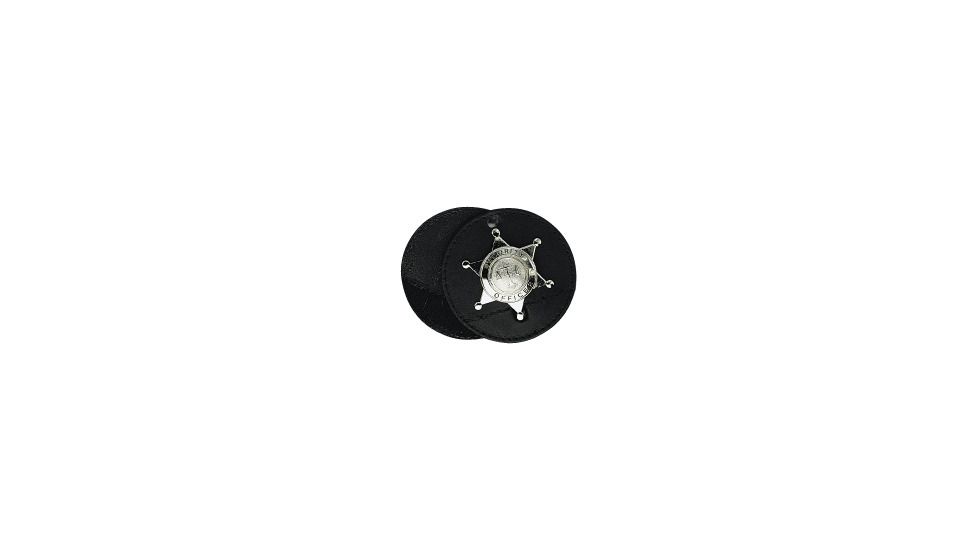 Boston Leather 3in Round Holder Swivel With Chain - 5889CH-1
