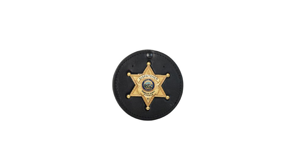 Boston Leather Badge Holder Cordovan - 600-6010 CORD