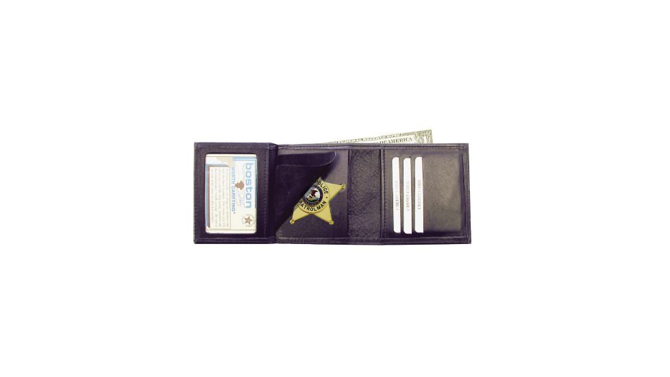 Tri-Fold Badge Case Wallet