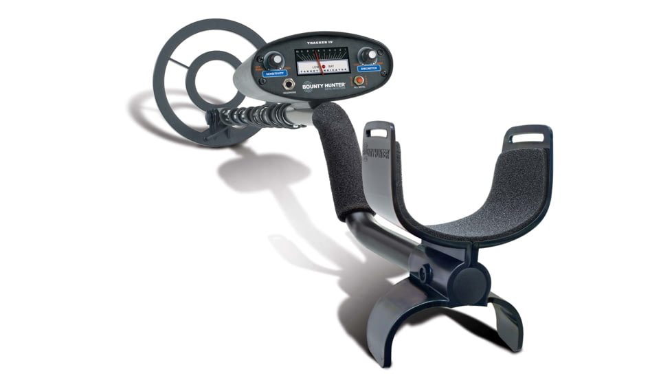 Bounty Hunter Tracker IV Metal Detector w/ 8in Coin Depth Detection - TK4