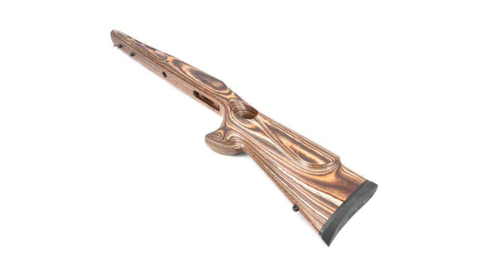 Boyds Hardwood Gunstocks Featherweight Thumbhole Remington 700 ADL Long Action Factory Barrel Channel Nutmeg Laminate Finished, 3U1820906111