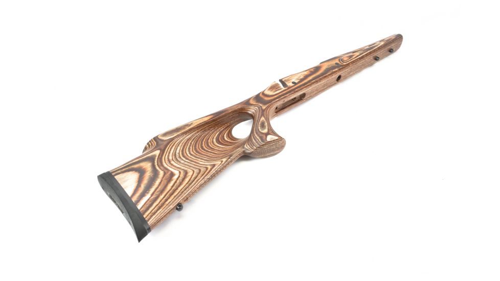 Boyds Hardwood Gunstocks Featherweight Thumbhole Remington 700 ADL Long Action Factory Barrel Channel Nutmeg Laminate Finished, 3U1820906111