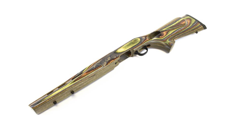 Boyds Hardwood Gunstocks Featherweight Thumbhole Savage BMag Detachable Box Mag Short Action Factory Barrel Channel, Forest Camo, 43A584D06110