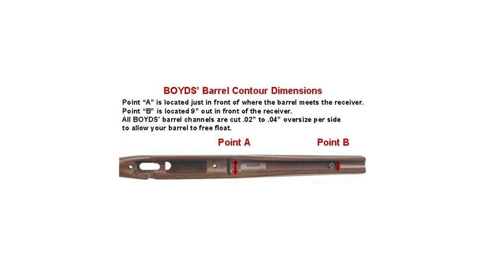 Boyds Hardwood Gunstocks Featherweight Thumbhole Winchester 70 Long Action 1 Piece Floor Plate Factory Barrel Channel, Forest Camo 500451006110