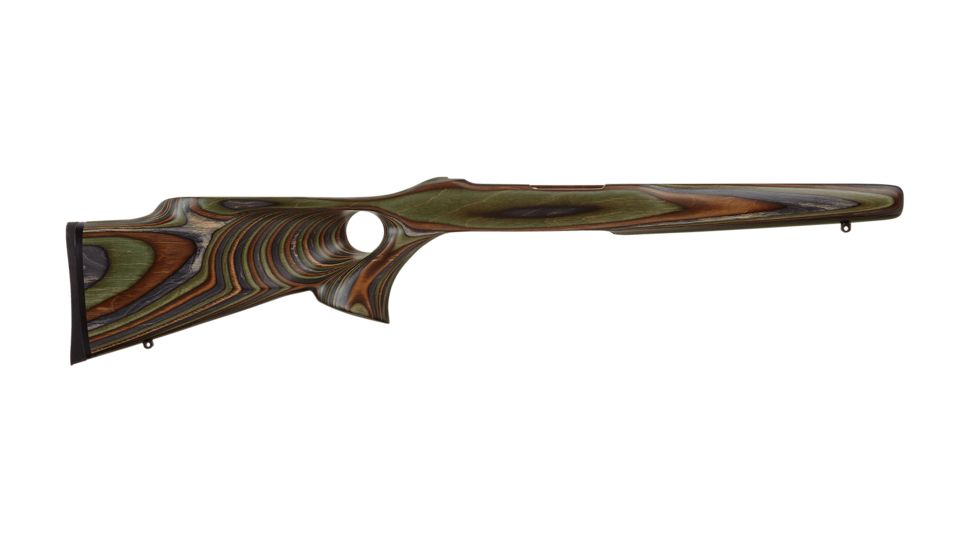 Boyds Hardwood Gunstocks Rimfire Thumbhole Ruger 10/22 Carbine Barrel Channel, Forest Camo, 3Z268561B110