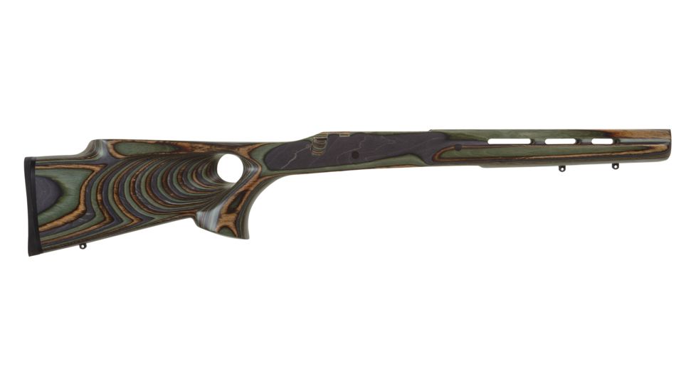 Boyds Hardwood Gunstocks Varmint Thumbhole Remington 700 BDL Short Action Bull Barrel Channel Forest Camo Finished, 3U1821J1L110