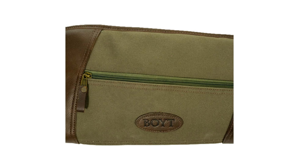 Boyt Harness Leather &amp; Canvas Shotgun Case