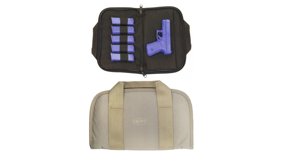 Boyt Harness TAC413 Pistol and Magazine Cases, Black, Tan