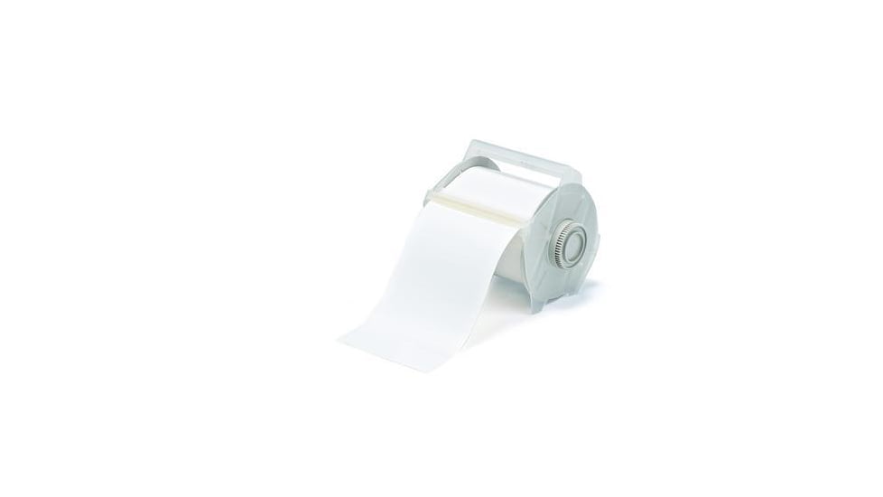 Brady Tape Wht 4inx100ft 113109, Unit EA