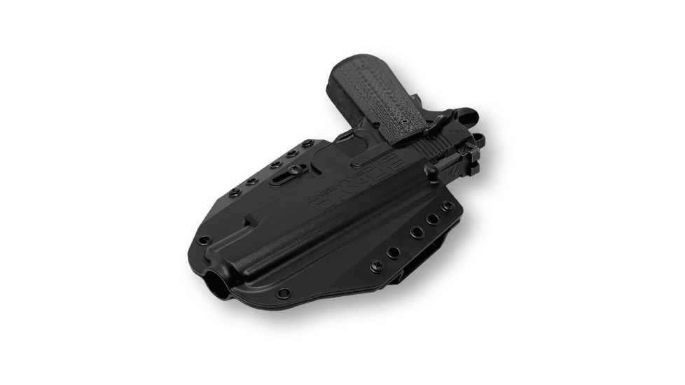 Bravo Concealment OWB BCA Holster 3.0, 1911 4.25in - 5in non-rail rail .45acp, Right Hand, 1.5in Belt Loops, Black, Small, BC10-1022