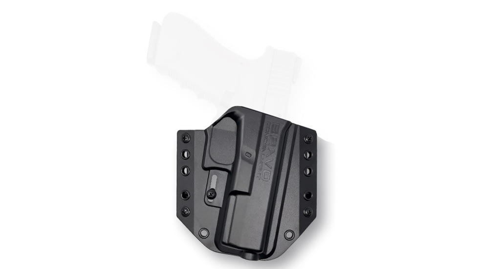 Bravo Concealment OWB BCA Holster W/ 1.5 in Belt Loops, Glock 17, 31, 32, 47, Right Hand, Polymer, Black, BC10-1002
