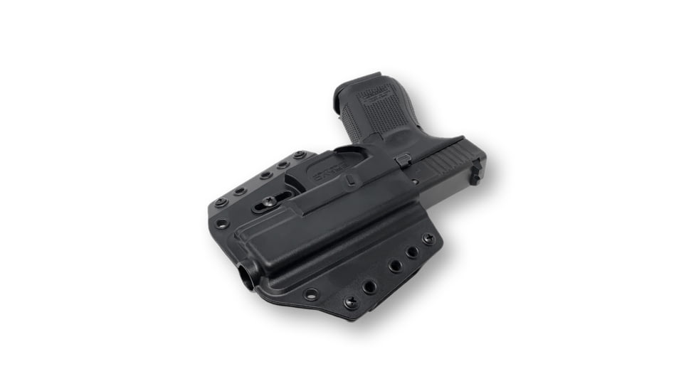 Bravo Concealment OWB BCA Holster 3.0, Glock 19, 23, 32, 19X, 19 MOS, 45 Gen 3-5, Right Hand, 1.5in Belt Loops, Black, Small, BC10-1001