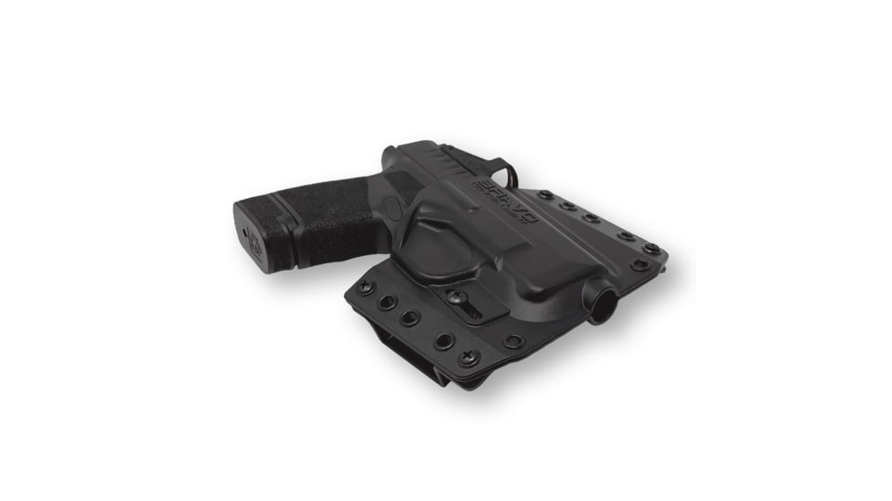 Bravo Concealment OWB BCA Holster 3.0, Springfield Hellcat 9mm, Right Hand, 1.5in Belt Loops, Black, Small, BC10-1026