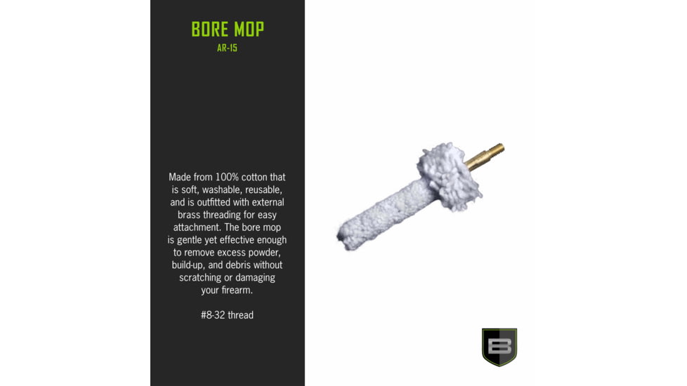 Breakthrough Clean Technologies AR-15 Chamber Mop, #8-32, BT-223CM-AR
