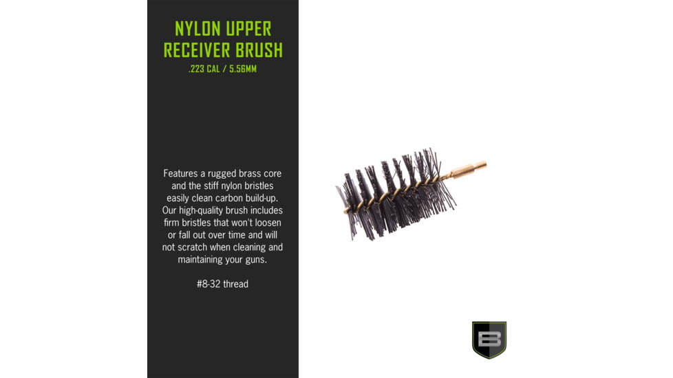 Breakthrough Clean Technologies AR15/M16/M4 - Nylon Upper Receiver Brush, #8-32, BT-NURB-AR