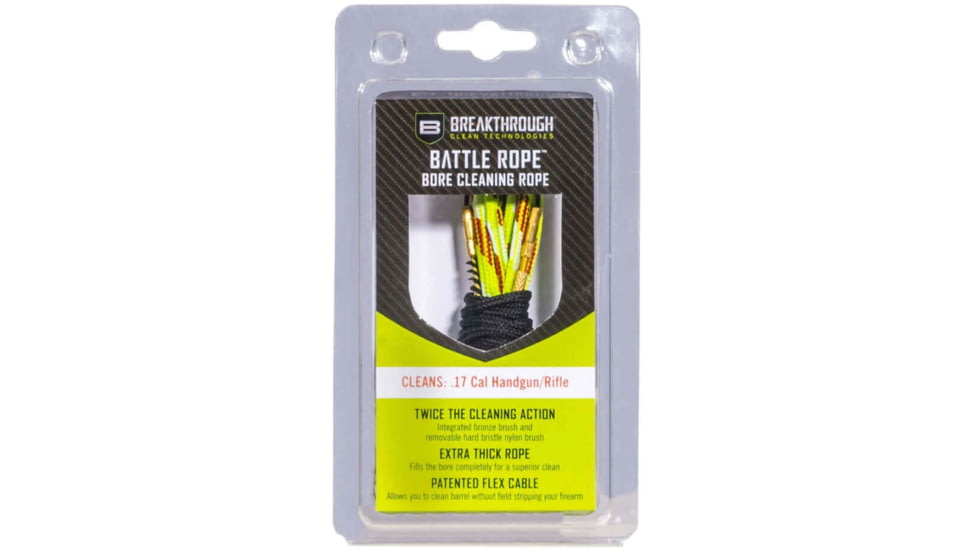Breakthrough Clean Technologies Battle Rope - .17 Cal/4.5mm, Pistol/Rifle, Cleaning Kit, BR-17PR