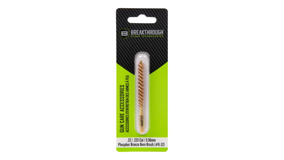 Breakthrough Clean Technologies Phosphorus Bronze Bore Brush, .22 Cal, BT-22PBBB
