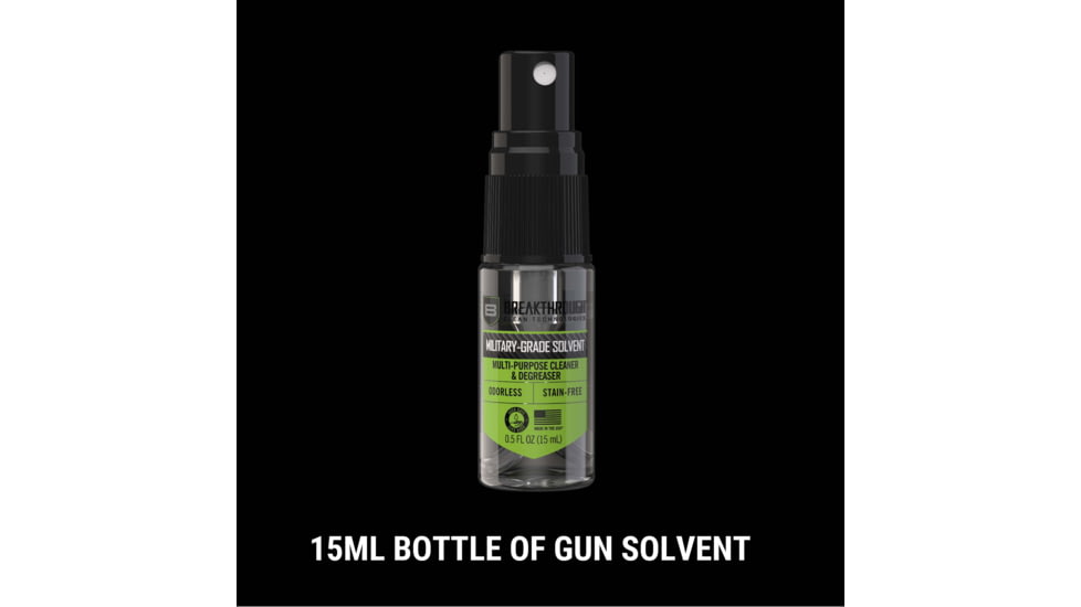 Breakthrough Clean Technologies Shield Series Stainless Steel Rod Cleaning Kit, .30 Caliber &amp; 7.62mm, Black/Gray, BT-LEVA-AR10