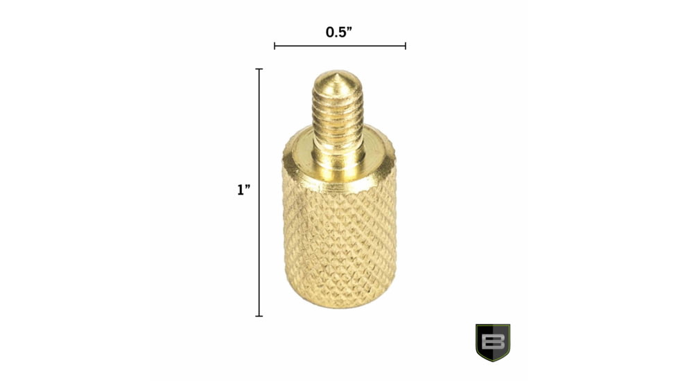 Breakthrough Clean Technologies Shotgun Rod Adapter - Male 8-32 Thread/Female 5/16in-27, BT-SRA-5/16-27