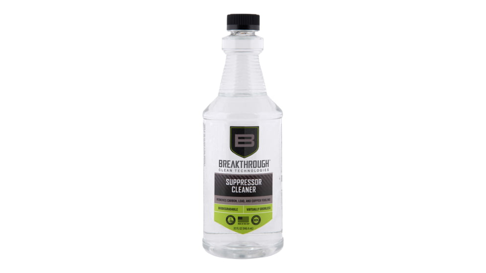 Breakthrough Clean Technologies Suppressor Cleaner, 32oz, Clear, BTSC-32OZ