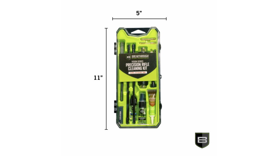 Breakthrough Clean Technologies Vision Series Hard-Case Precision Rifle Cleaning Kit, .243 Caliber/6mm, BT-CCC-243R
