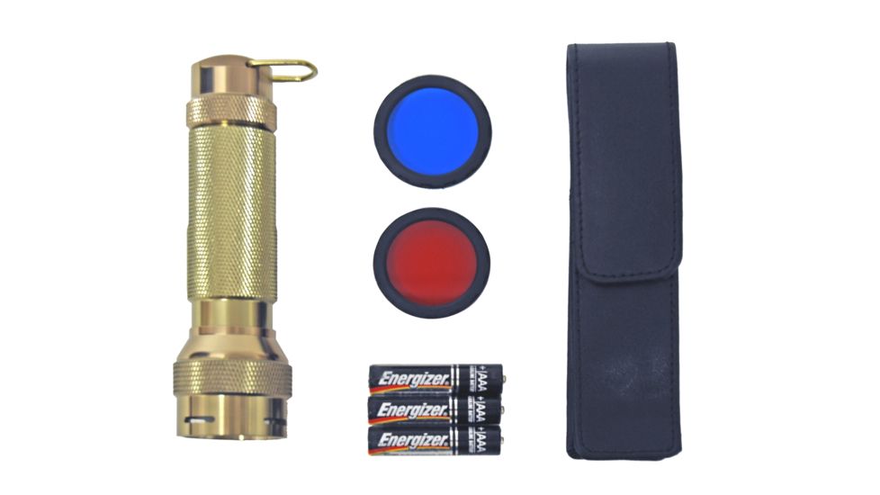 Brinkmann Aluminum 9 LED 3AAA LED Flashlight w/ Holster 809-1068-1