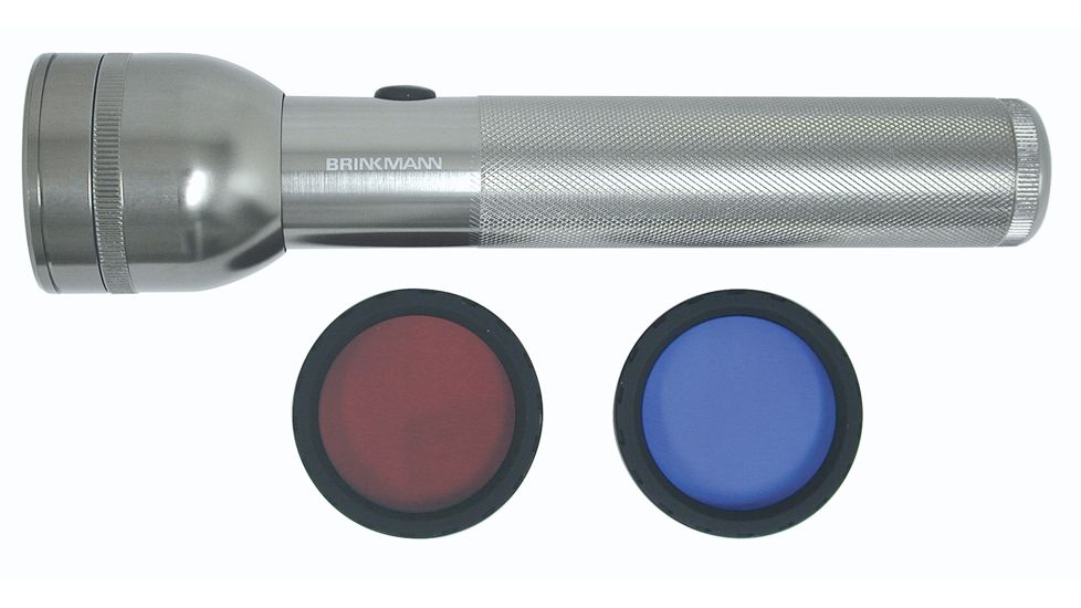 Brink Mann Aluminum 2D-Cell Water Resistant White LED Flashlight 809-1028-1