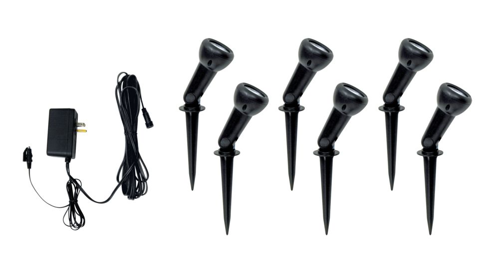 Brinkmann Outdoors LED Low Voltage Flood-Spotlight, 6 Pack 828-0300-6