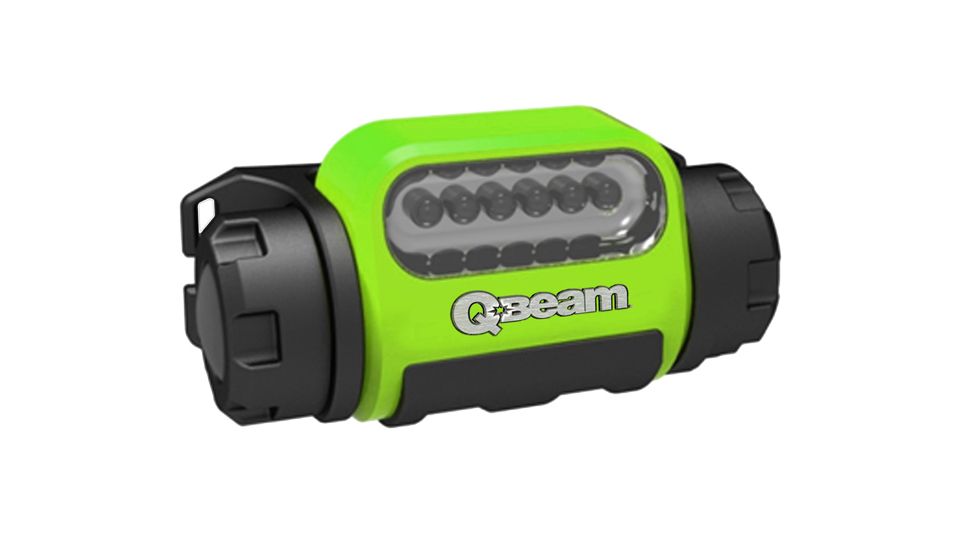 Brinkmann Outdoors Q-Beam 6 LED 85 Lumen Headlight, Black, Red LEDs, 3AAA Batteries Included 809-2621-1