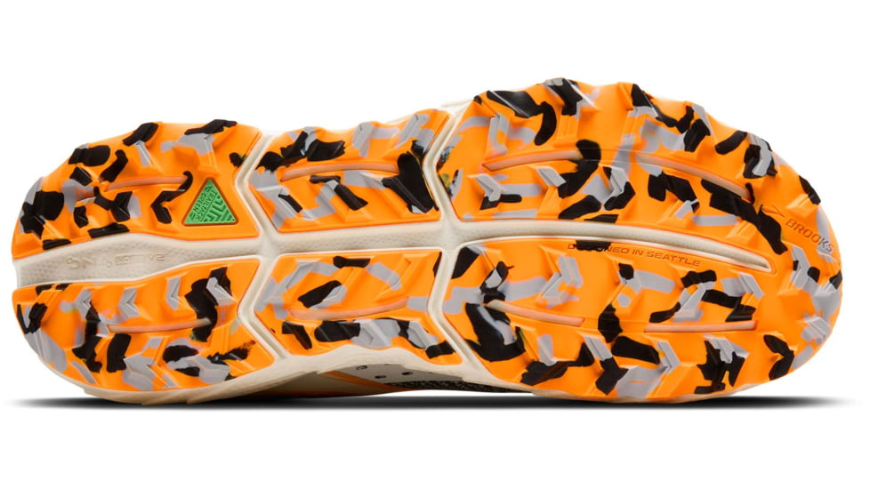 Brooks Cascadia 18 Trailrunning Shoes - Mens, Black/Blue Wash/Orange, 10.5 US/Medium, 1104261D022.105